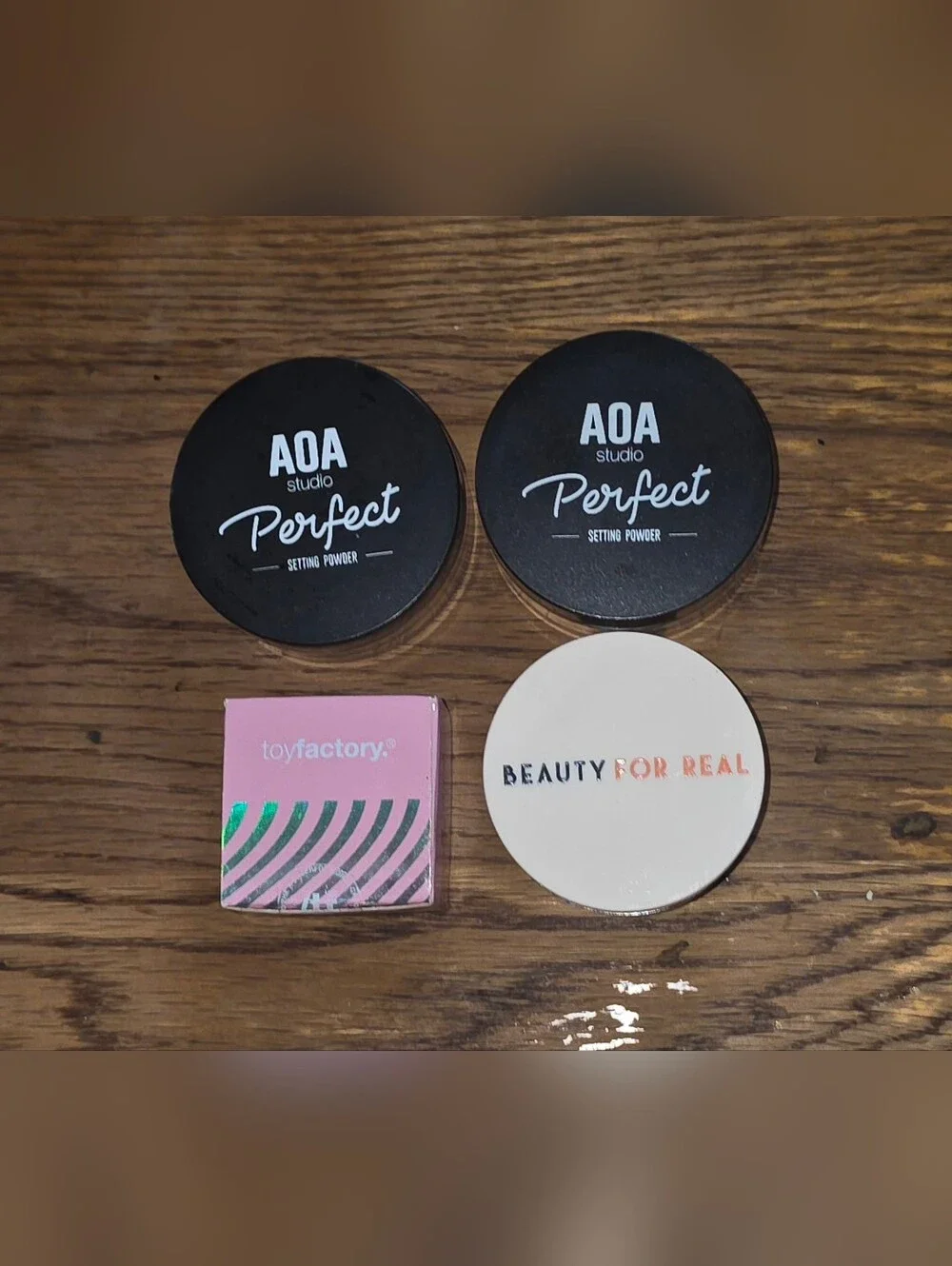AOA Studio Perfect Setting Powder In Soft Light & Banana, Beauty For Real & More